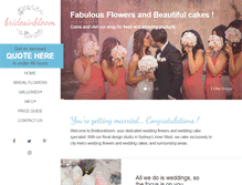 Tablet Screenshot of bridesinbloom.com.au